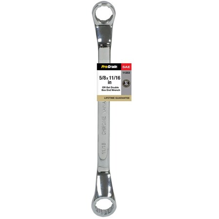 Pro-Grade Tools 5/8 X 11/16In Offset Double Box End Wrench 11253